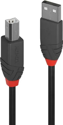 Obrázok produktu pre Lindy 36673 USB 2.0 2 m USB A USB B kábel Schwarz