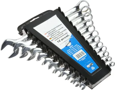 Image de GEKO Clés à fourche 6-22 mm, jeu de 12 pièces dans un étui G11142