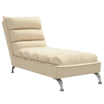 Produktbild von Chaiselongue mit Kissen Creme Stoff
