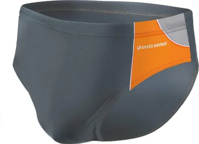 Produktbild von sesto senso Herren Badehose Slip Schwimmhose M bis 4XL Bademode Swimming Shorts BD 402 3XL, Graphit