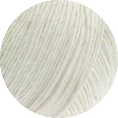 Zdjęcie produktu dla Lana Grossa SOLO LINO Linea Pura, 50 g. Przyadmo lniane, skład: 80% włókien pochodzących z recyklingu, długość: 120 m. Kolor: 001 - Biały