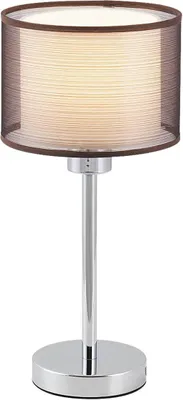 Produktbild von Rabalux 2631, Braun, Chrom, Metall, Textil, Wohnzimmer, Studie, IP20, E27, 1 Glühbirne(n)