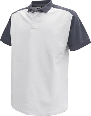 Produktbild von DASSY Poloshirt CESAR Gr. L weiß/grau