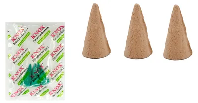 Produktbild von KNOX Räucherkerzen - XXL Riesen 3er Set - Vanille - mit 3er Probepackung "Meeresbrise" - Brenndauer 30-40 Minuten