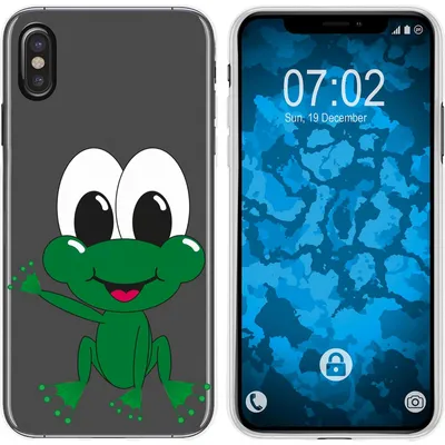 Produktbild von PhoneNatic Case kompatibel mit Apple iPhone Xs Max Silikon-Hülle Cutiemals M2