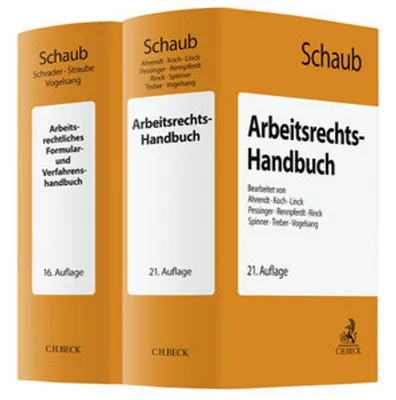 Image de Arbeitsrechts-Handbuch und Arbeitsrechtliches Formular- und Verfahrenshandbuch