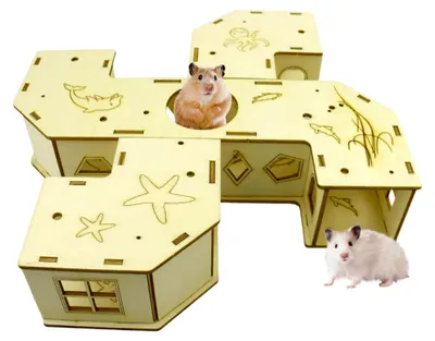 Produktbild von Röhren und Tunnel für Hamster, Zubehör für Kleintiere | Interaktive Spielzeuge und Bewegungsspielzeug für Kleinnager