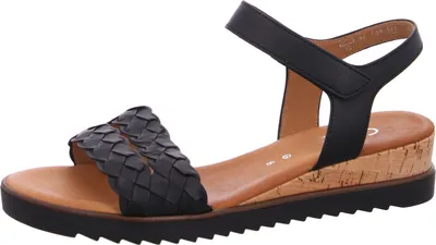 Produktbild von Gabor GENUA Damen Sandalette - Riemchen Sandalen schwarz Elegant NEU