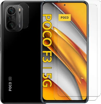 Immagine prodotto di Vetro blindato per Xiaomi Poco F3 / Mi 11i pellicola protettiva 2x fotocamera pellicola protettiva in vetro 2x pellicola blindata