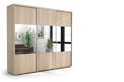Produktbild von A26 Kleiderschrank - Sonoma - 278 x 62 x 215 cm