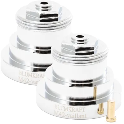Productafbeelding van Set van 2 Metalen Radiatoradapters M42 naar M30 voor Thermostaten