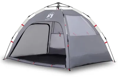 Immagine prodotto di vidaXL Tenda da spiaggia 2 persone Grigio sgancio rapido impermeabile