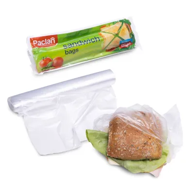 Obrázok produktu pre Sendvičové Vrecká 100 Kusov, S Klipmi
