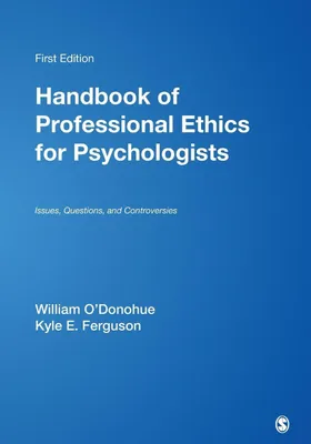 Produktbild von Handbook of Professional Ethics for Psychologists