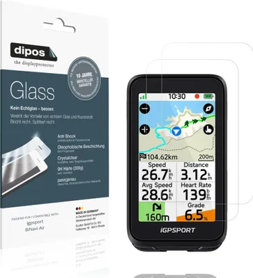 Obrázek produktu pro 2x dipos GlassCC igpsport BiNavi Air