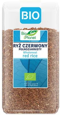 RYŻ CZERWONY PEŁNOZIARNISTY BIO 500 g - BIO PLANET