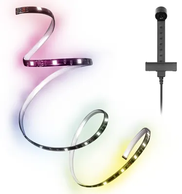 Zdjęcie produktu dla OSRAM FLEX AUDIOTV 2M taśma LED RGB, biała, 3,7W, 50lm, zintegrowany odbiornik dźwięku, czujnik koloru, długa żywotność, łatwa instalacja, ze złączem USB, samoprzylepna, stopień ochrony IP20