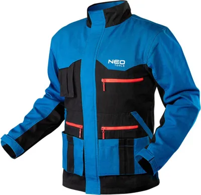 Produktbild von Neo Arbeitsjacke 100% Baumwolle schwarz/blau HD+ XXL