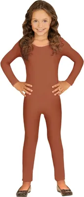 Produktbild von Langer Body braun Kindergröße: 140-152