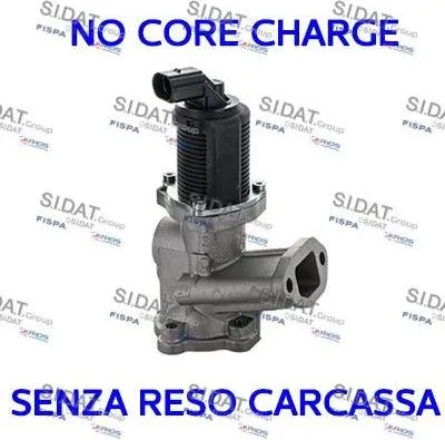 Produktbild von SIDAT 83.632R AGR-Ventil für OPEL Corsa D Schrägheck (S07) Abgasrückführungsventil