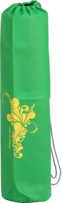 Produktbild von Yogatasche EASY BAG grün / FLOWER honiggelb