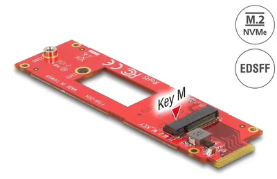 Productafbeelding van Converter van EDSFF E1.S naar M.2 Key M slot, NVMe