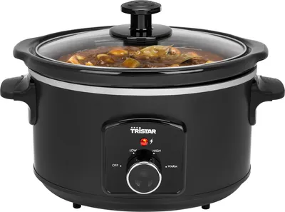 Obrázek produktu pro Tristar VS-3915, 3,5 l, Černá, Otočné, 4 člověk/lidí, Nerezová ocel, Sklo