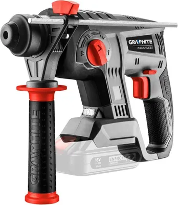 Zdjęcie produktu dla GRAPHITE Młotowiertarka akumulatorowa bezszczotkowa Energy+ 18V, Li-Ion, udar 2.2J, bez akumulatora