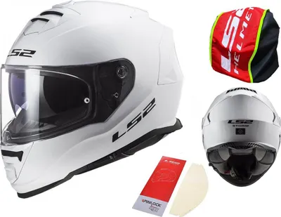 Zdjęcie produktu dla Kask Ls2 Ff800 Storm Ii Solid White Rozm S (55-56)
