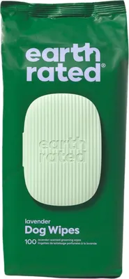 Produktbild von Feuchtücher earth rated 100 St Duft Lavendel für Pfoten etc.