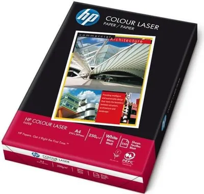 Produktbild von HP Color Choice 250/A4/210x297, Laser-/Inkjet-Druck, A4 (210x297 mm), 250 Blätter, 250 g/m², Weiß, EU Ecolabel, Forest Stewardship Council (FSC)