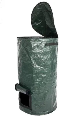 Produktbild von Milieuvriendliche 2er-Set 15/34 Gallonen Kompostbehälter aus PE für Garten und Küche