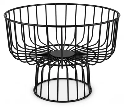 Zdjęcie produktu dla Kosz na owoce metalowy na stopce, Ø 28 x 20 cm