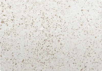 Produktbild von Helle Terrazzo-Punkte – Bodenschutzmatte – Stuhlunterlage 100x70 cm – Rutschfest – Hartbodenmatte