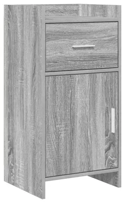 Immagine prodotto di Mobile bar Sonoma grigio, 40 x 36 x 80 cm, realizzato in legno ingegnerizzato