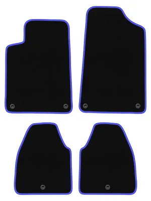Immagine prodotto di Tappetini in velluto Nero/Blu per Peugeot 607 1999-2010 Set 4 pezzi