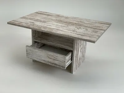 Produktbild von Möbel SD Couchtisch mit Schublade Celine Canyon White Pine Retro Look