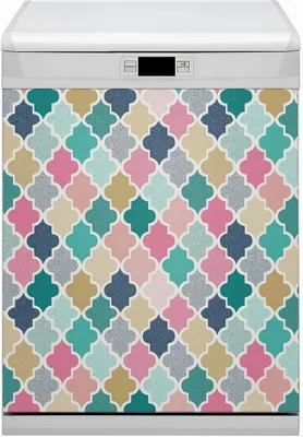 Produktbild von Küche Dekorative Magnete  Magnet Folie für Geschirrspüler 60x80 cm   - Farbiges Muster