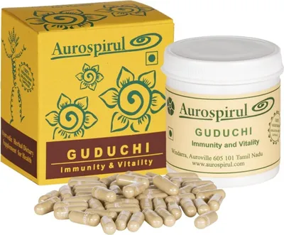 Produktbild von Nahrungsergänzungsmittel Aurospirul Guduchi (100 Kapseln) 7867