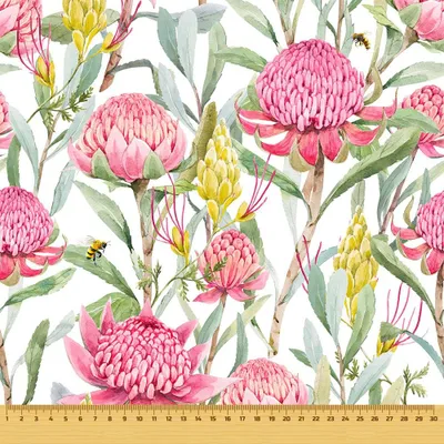 Immagine prodotto di OUTDOOR DECOSTOFFS OXFORD - Motivo peonie rosa I DR054