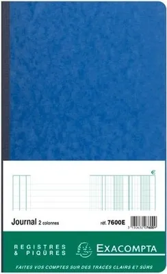 Produktbild von Exacompta Piqure 32x19,5 Journal 80 bl (zufällige Farbe)