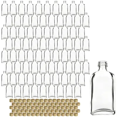 Productafbeelding van Set van 80 Glazen Flessen 50 ml met Schroefdop
