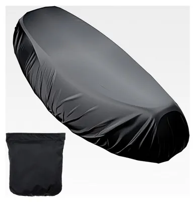 Produktbild von Motorrad Sitzabdeckung, universeller wasserdichter Sitzbezug mit Sonnenschutz (Schwarz, XL)