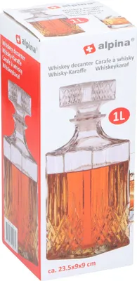 Produktbild von Alpina Whisky Dekanter 1l | 2 Stk
