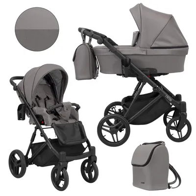 Produktbild von Kinderwagen Kunert Lazzio 2in1 – Farbe: Graphite Eco