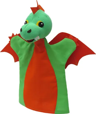 Produktbild von Handpuppe Drache 28 cm Mehrfarbig, 22457A