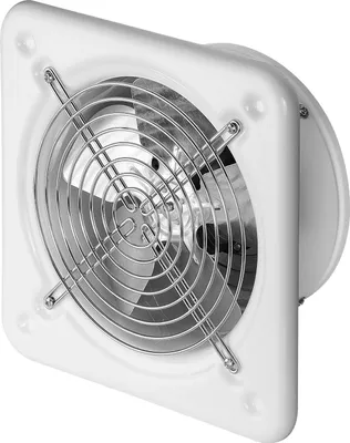 Produktbild von Axial Ventilator Gebläse Absauglüfter Absaugung Lüfter Radiallüfter Industrielüfter weiß Schutzgitter Ø 250 mm