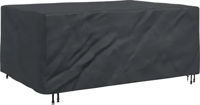 Immagine prodotto di vidaXL Copridivano nero a tinta unita 220 x 150 x 85 cm 210D
