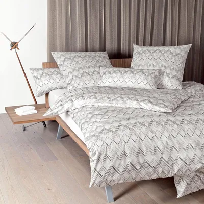 Produktbild von Janine Mako-Satin Bettwäsche Messina 43032-07 taupe rosenholz , Größe:135x200 cm + 80x80 cm