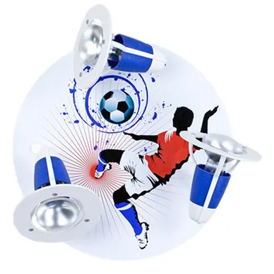 Produktbild von Elobra Deckenlampe Fußball Fußballlampe Rondell Kinderzimmer Wandlampe Kinderlam
